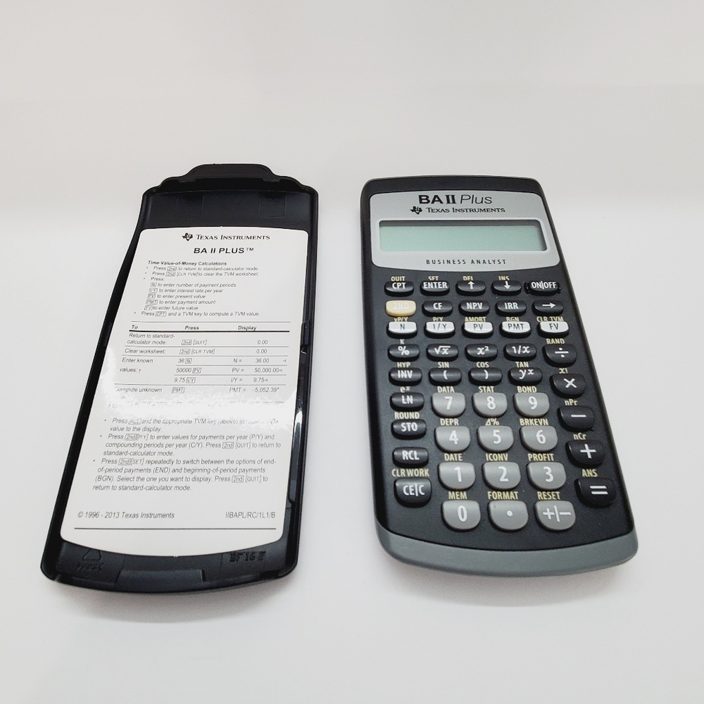 Texas Instruments BAII PLUS Business Analyst Financial Calculator